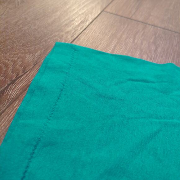 VTG New York City NYC Adult XL Shirt State Single Stitch Teal Turquoise USA 80s - Picture 7 of 8